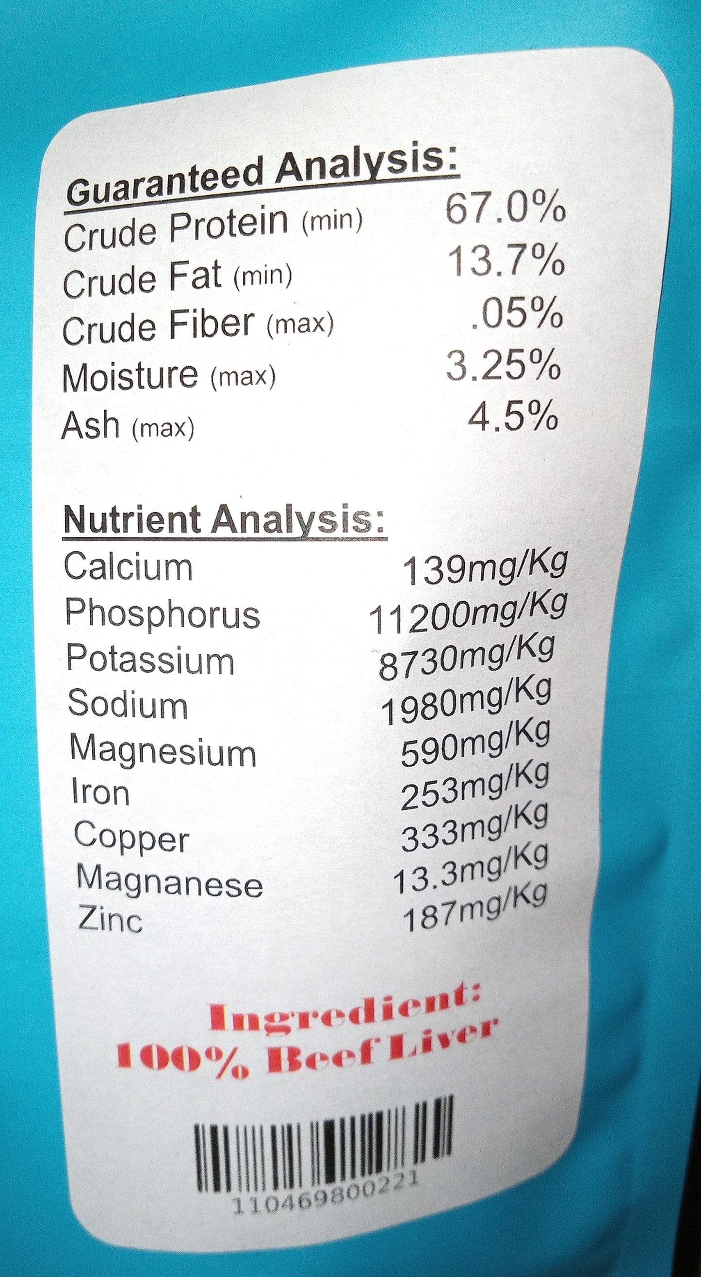 Only 1 Ingredient Pet Treat: Beef Heart